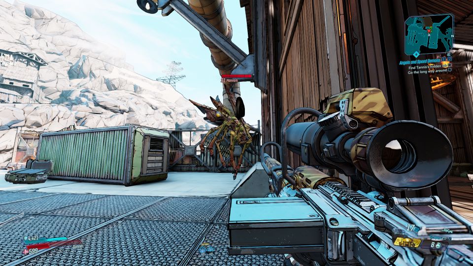 borderlands 3 angels and speed demons go to garage bug