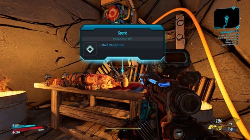 borderlands 3 - bad reception mission guide