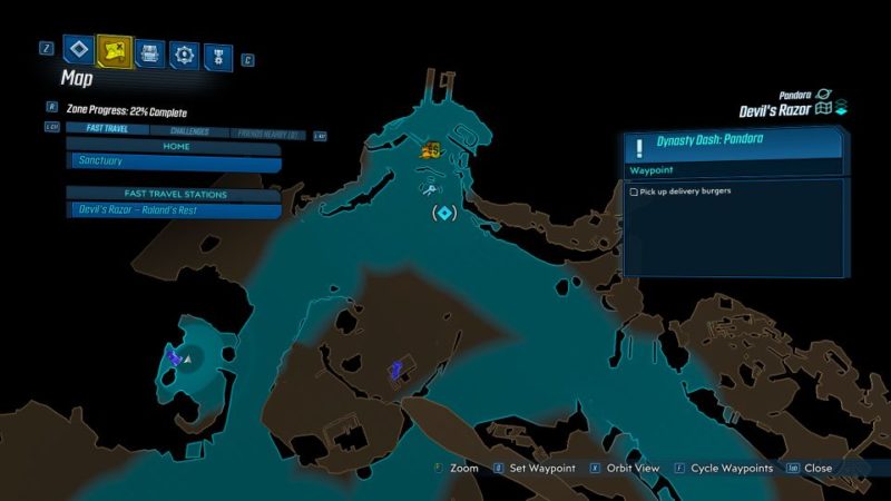 borderlands 3 - dynasty dash pandora guide