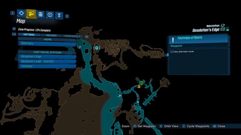 borderlands 3 - footsteps of giants walkthrough n guide