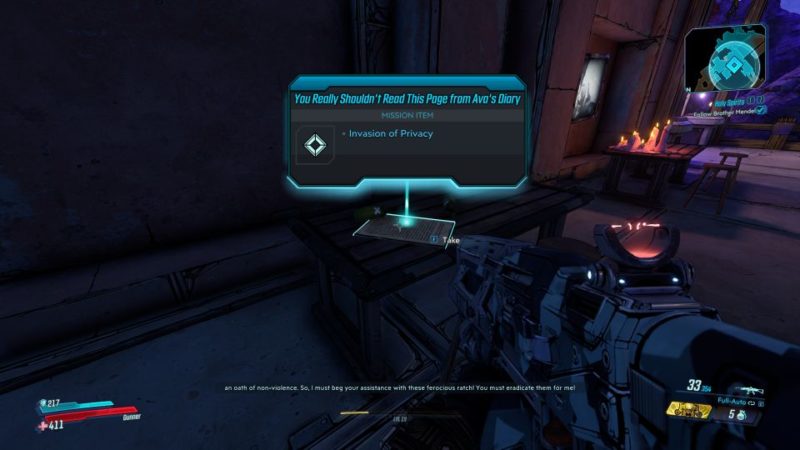 borderlands 3 - invasion of privacy tips