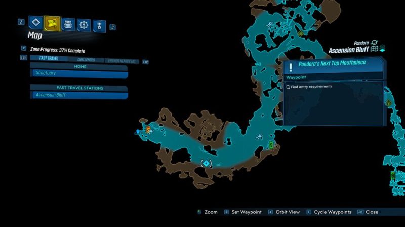 Pandora's Top Mouthpiece: Borderlands Walkthrough
