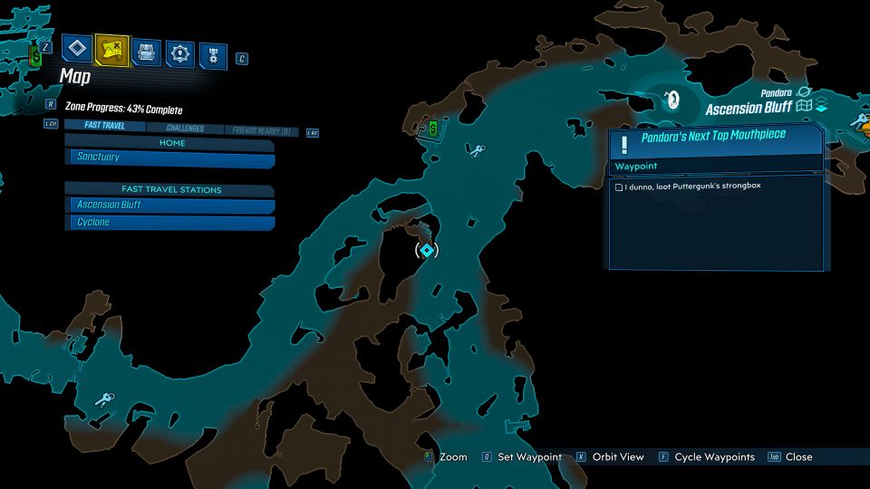 Pandora's Next Top Mouthpiece Borderlands 3 Walkthrough