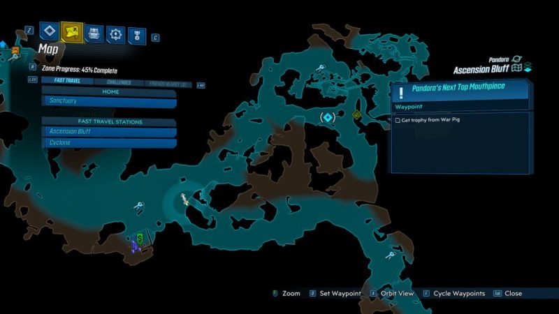 borderlands 3 - pandora's next top mouthpiece walkthrough