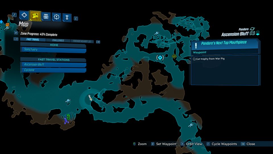 Pandora's Next Top Mouthpiece Borderlands 3 Walkthrough