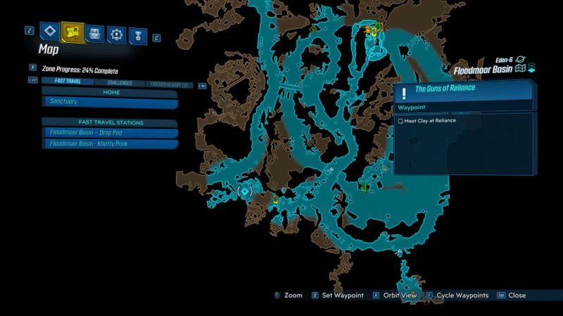 borderlands 3 - the guns of reliance guide