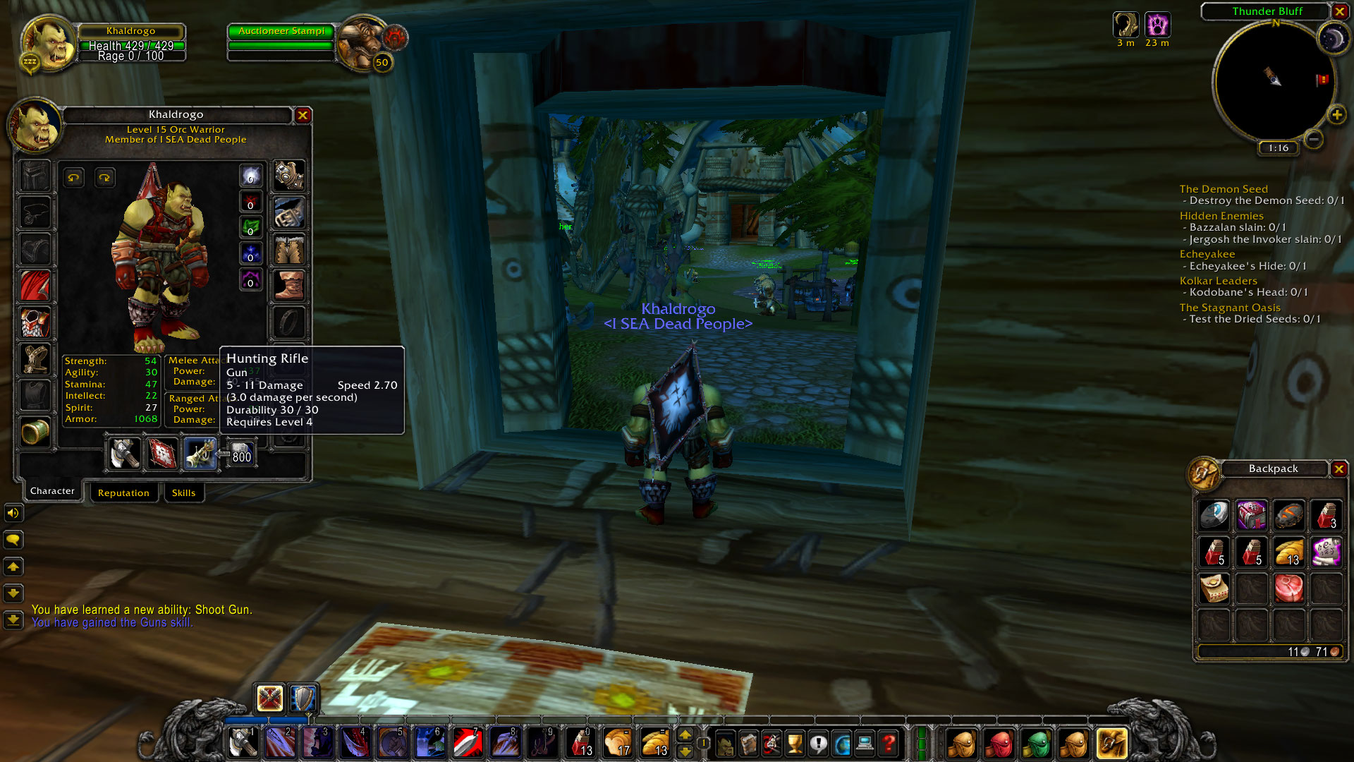 How To Equip A Ranged Weapon For A Melee Class WoW Classic