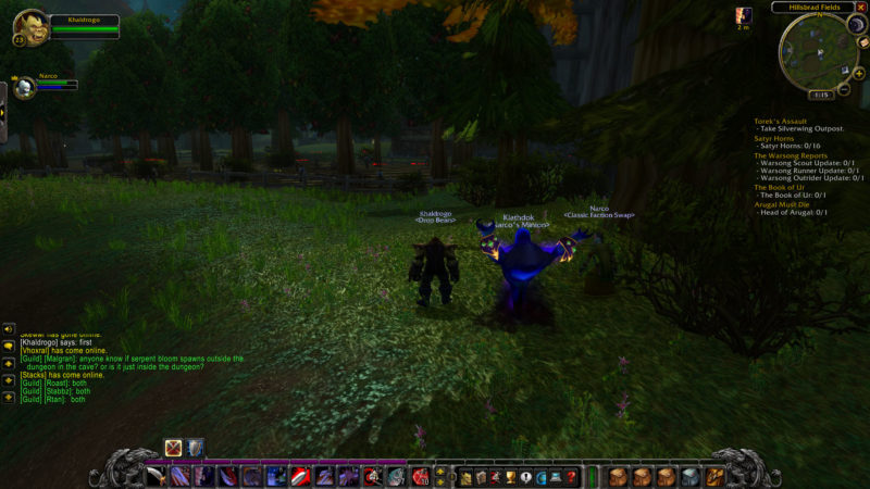 wow classic - battle of hillsbrad farm location