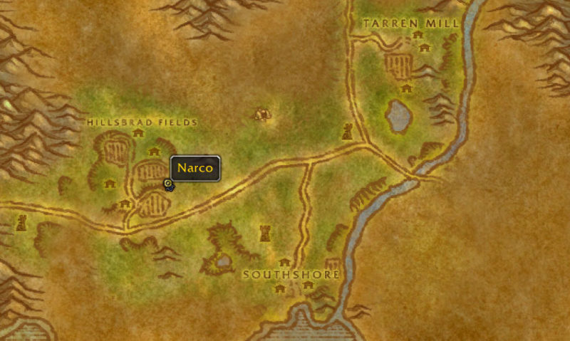 wow classic - battle of hillsbrad location