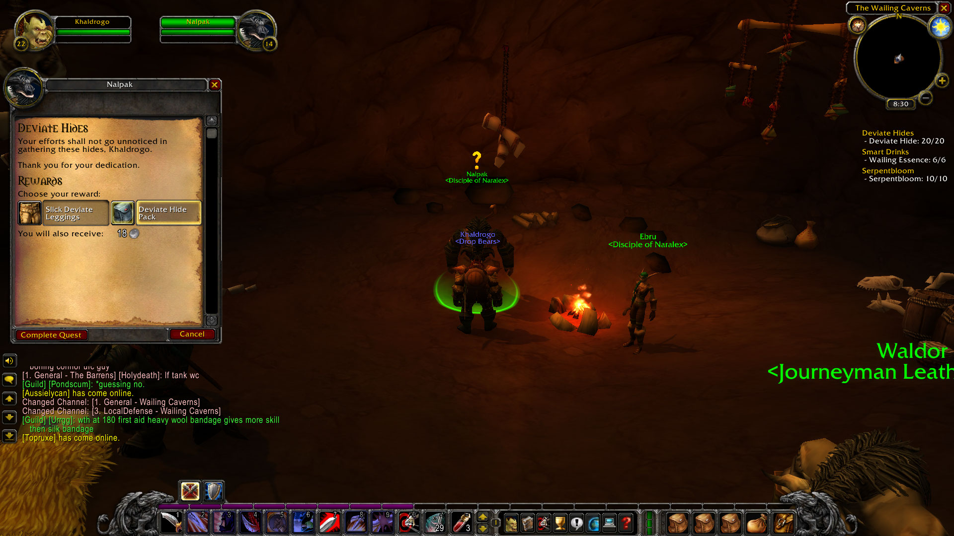 Deviate Hides (Wailing Caverns) WoW Classic Guide