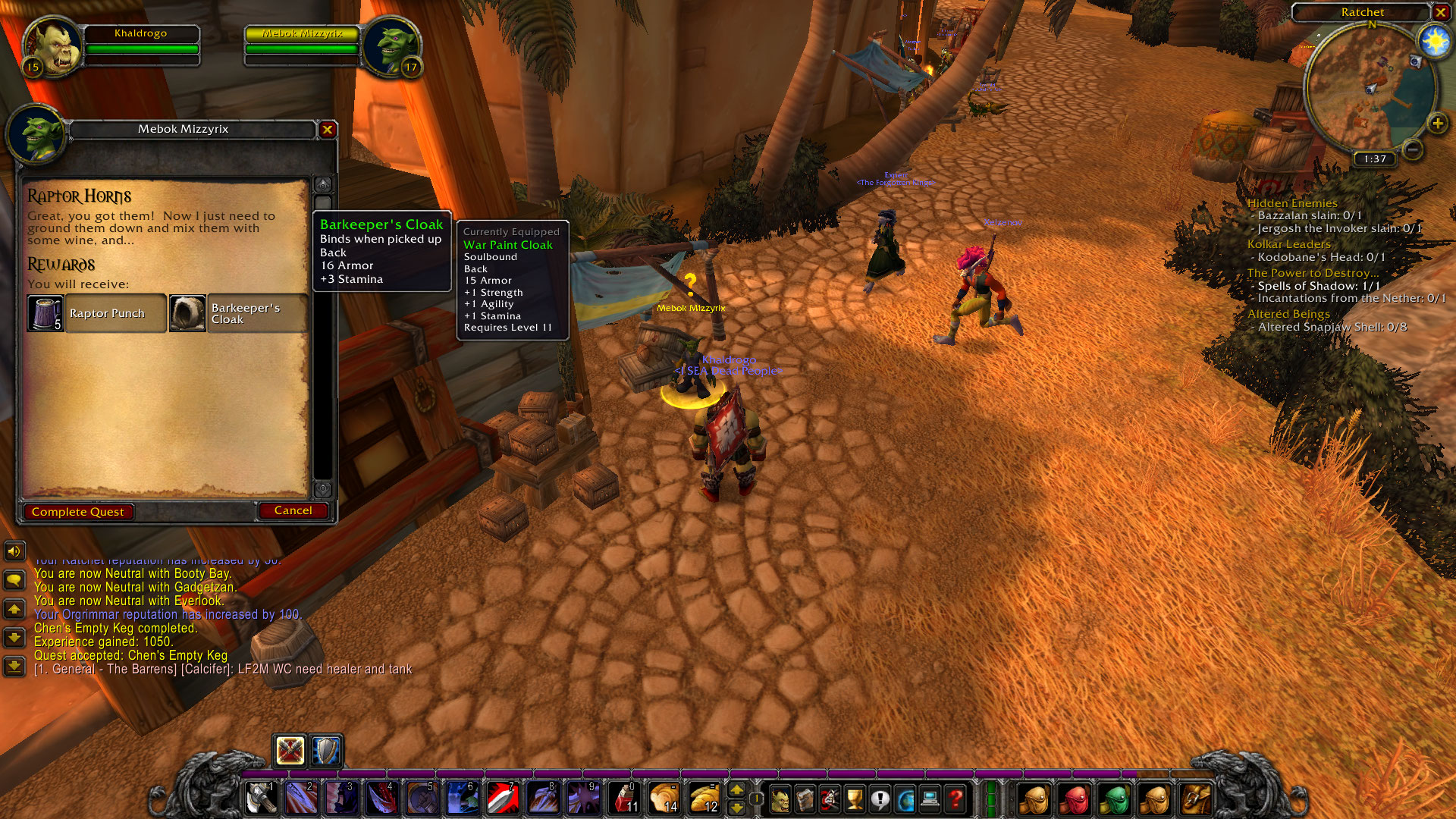 Raptor Horns WoW Classic Guide And Walkthrough