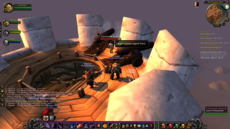 wow classic - the guns of northwatch where to go