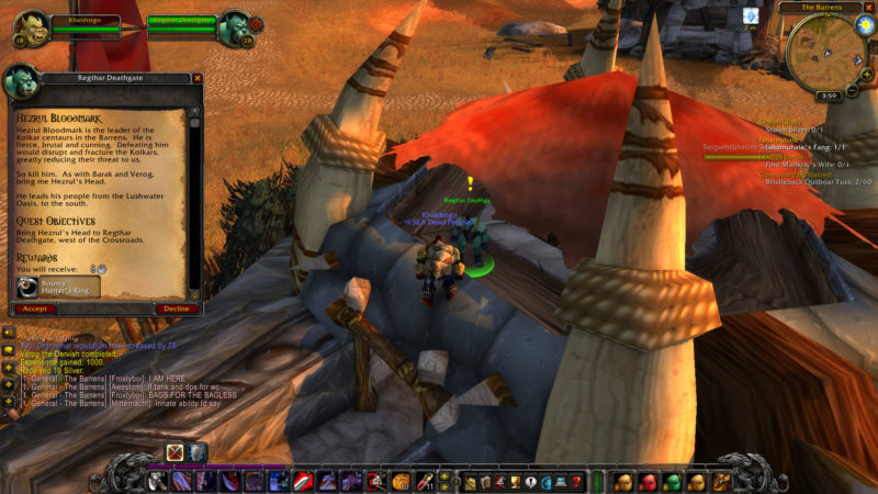 wow classic - where is hezrul bloodmark