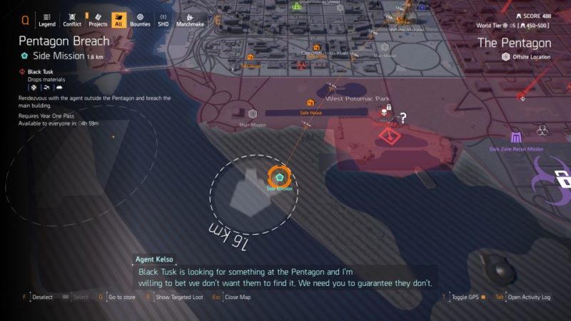 division 2 - pentagon breach