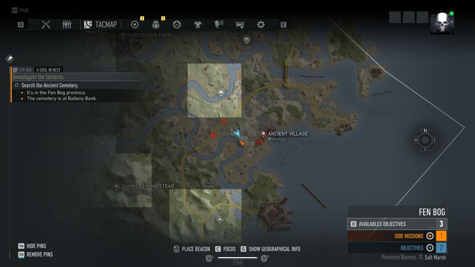Реликвии древних ghost recon breakpoint карта