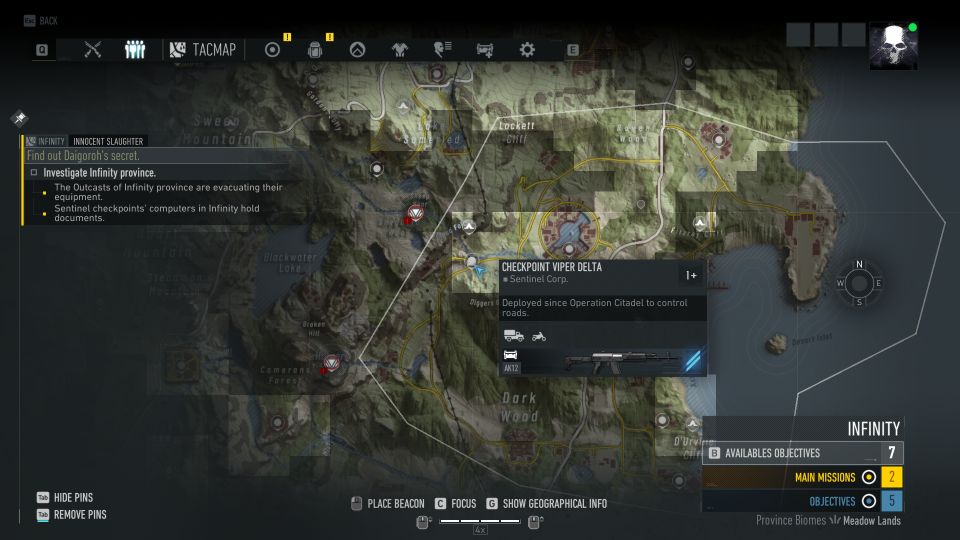 Реликвии древних ghost recon breakpoint карта