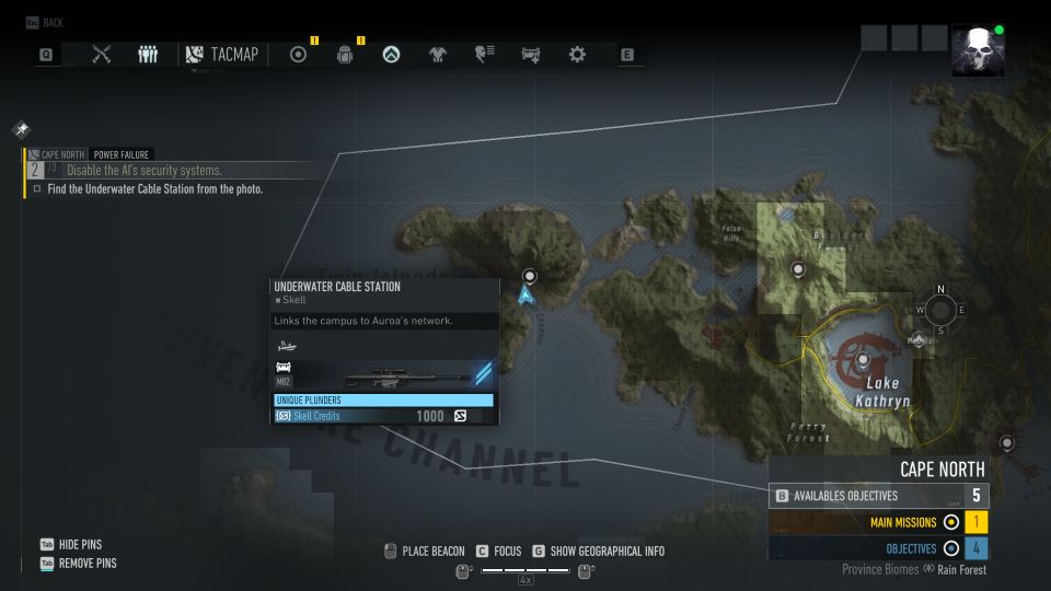 Реликвии древних ghost recon breakpoint карта