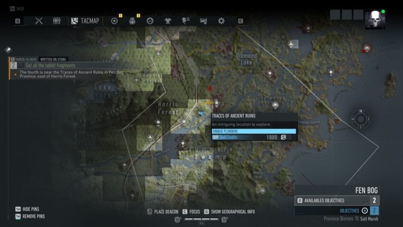 ghost recon breakpoint - written on stone tips and guide