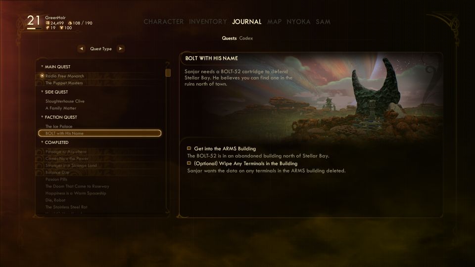 Bolt With His Name The Outer Worlds Walkthrough