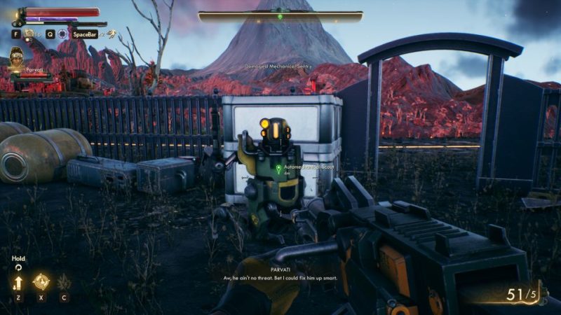 the outer worlds - die robot guide and tips