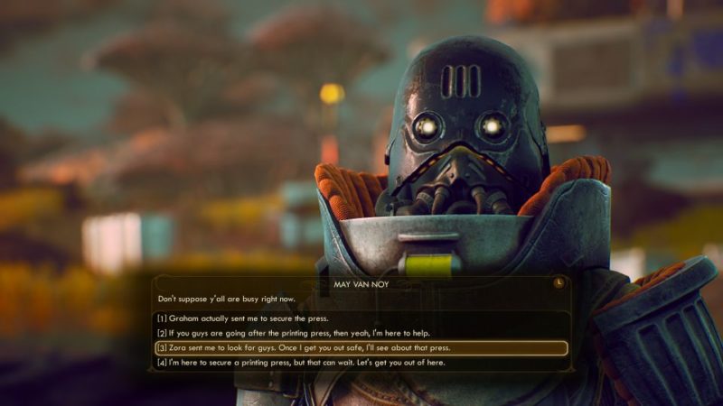 the outer worlds - pay for the printer guide tip