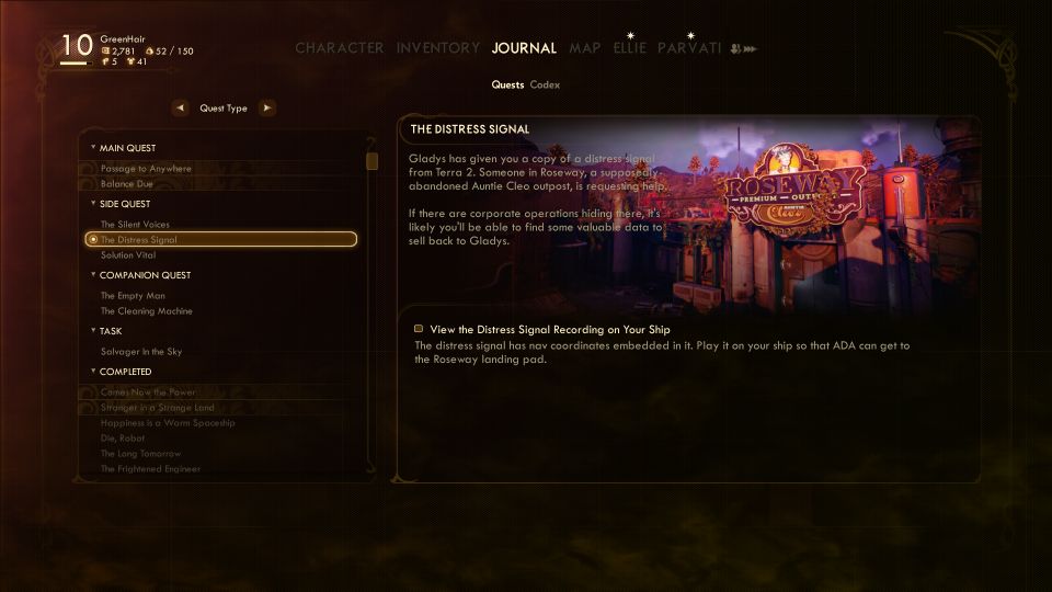 The Distress Signal The Outer Worlds Walkthrough