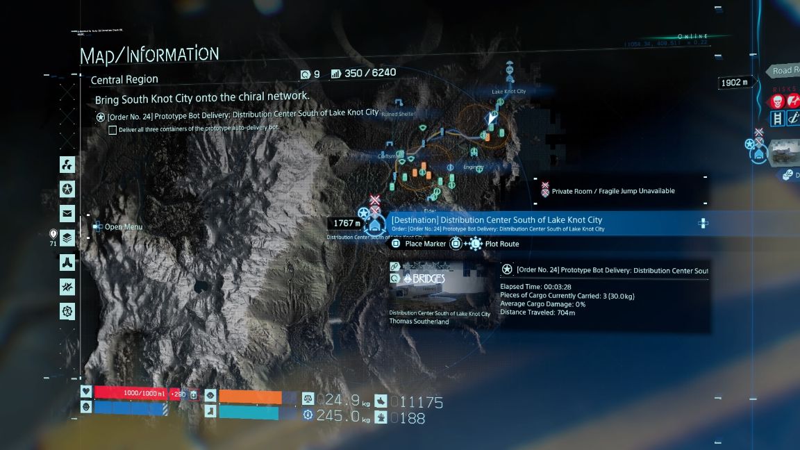Карта тварей death stranding