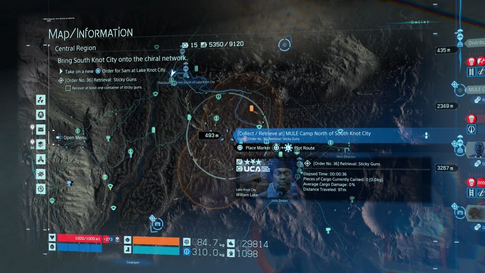 Death Stranding Order 36 (Sticky Guns) Walkthrough