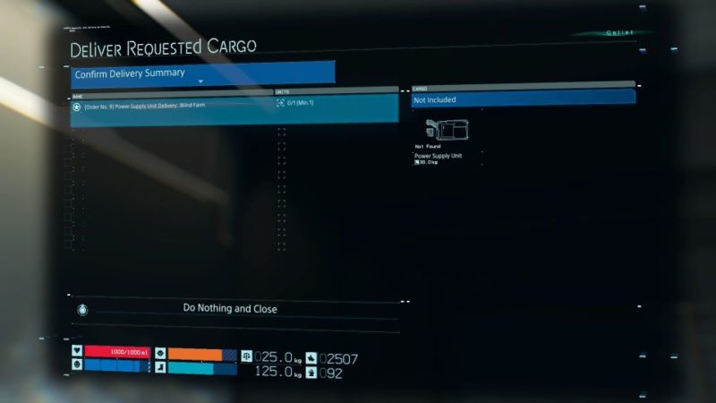 death stranding - order 9 wiki and guide