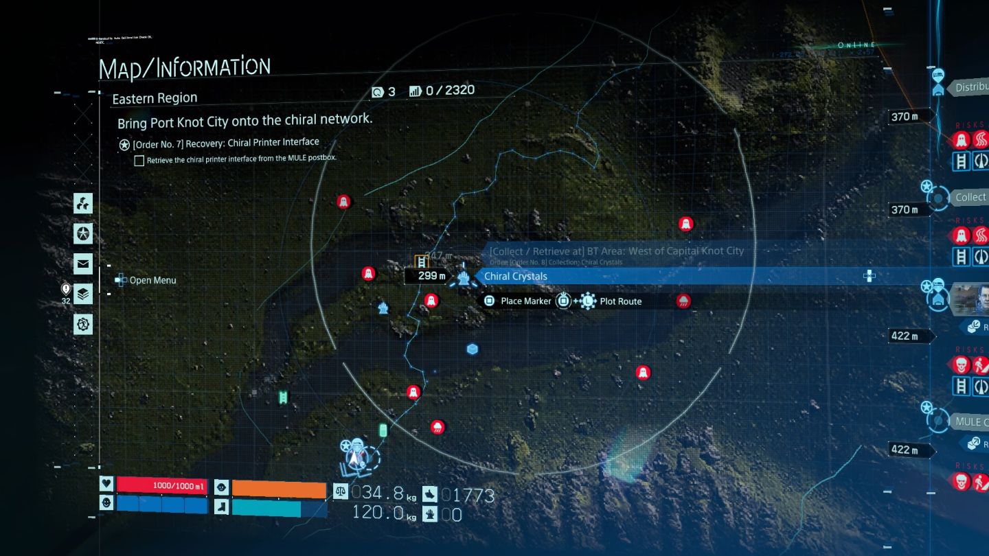 Death Stranding Order 8 (Chiral Crystals) Walkthrough