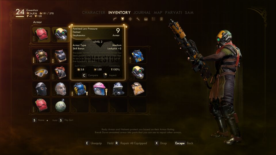 Make Space Suits, Won't Travel The Outer Worlds Guide