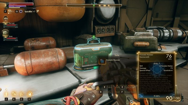 the outer worlds - weapons from the void tips and guide