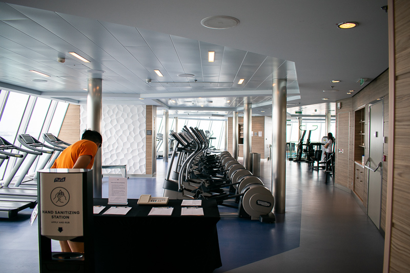 quantum of the seas - gym