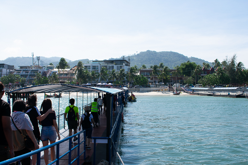 tender boat from quantum of the seas to patong beach