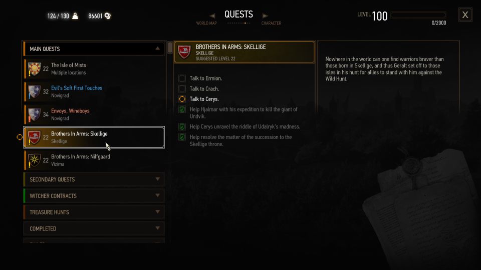 Brothers In Arms Skellige Witcher 3 Walkthrough And Guide