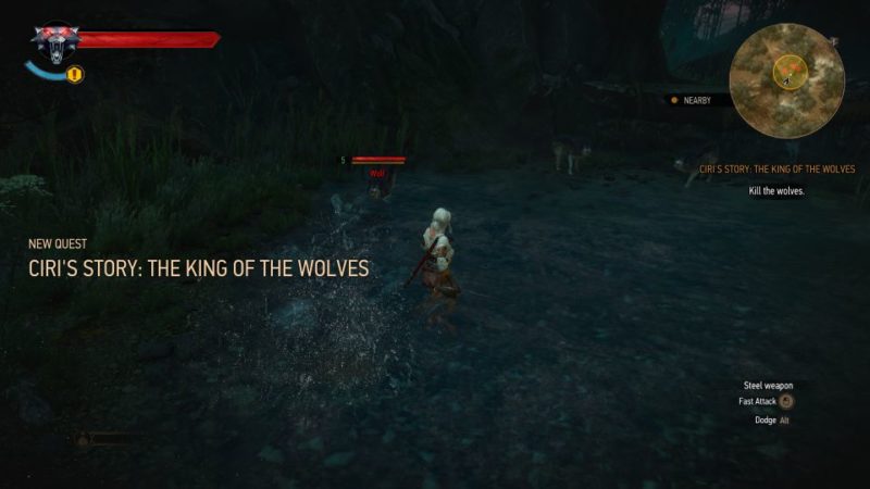 ciri's story - the king of the wolves - witcher 3 mission