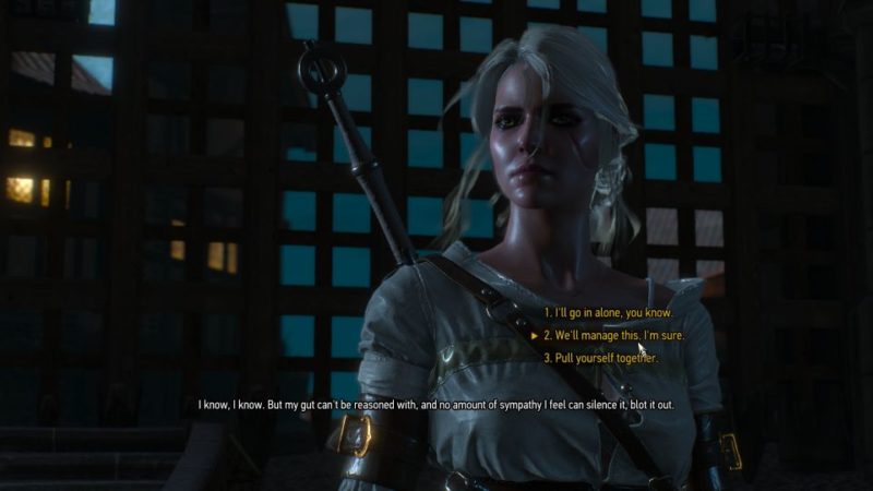 ciri's story visiting junior - witcher 3