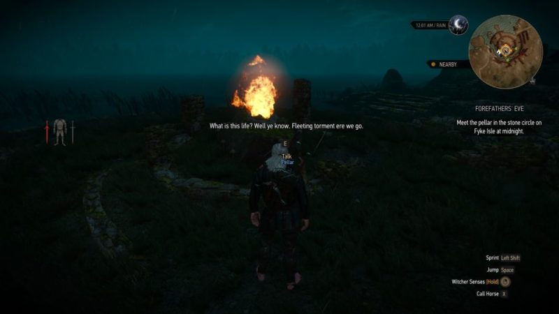 forefathers' eve - witcher 3 quest guide