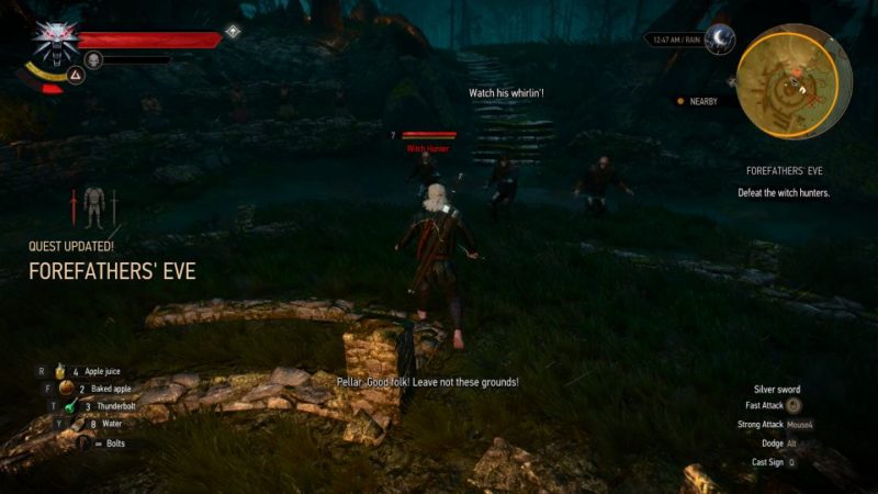 forefathers' eve - witcher 3 walkthrough and guide