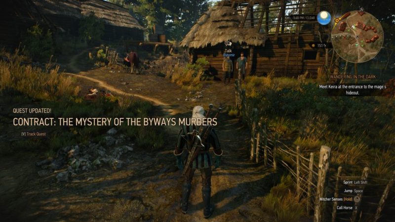 the mystery of the byways murders - witcher 3