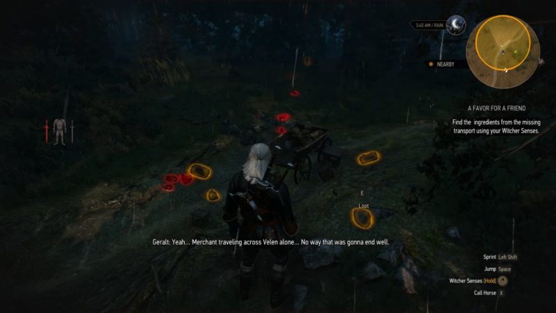 the witcher 3 - a favor for a friend quest guide