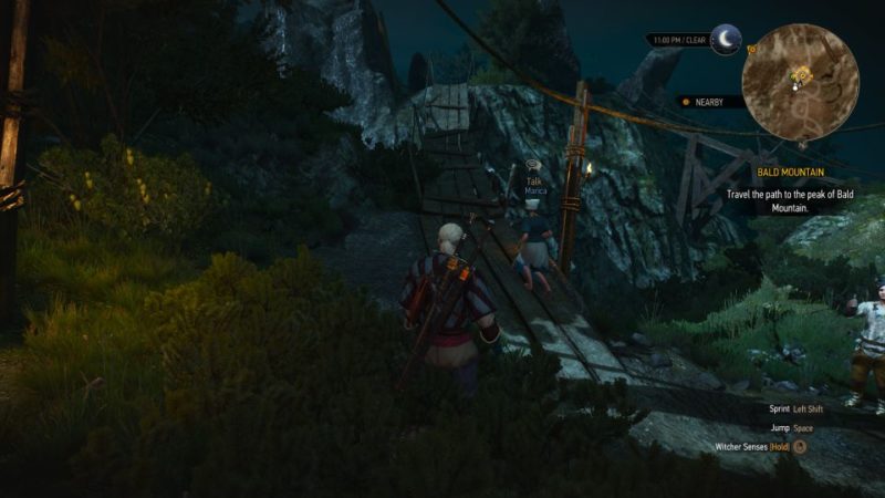 the witcher 3 - bald mountain tips