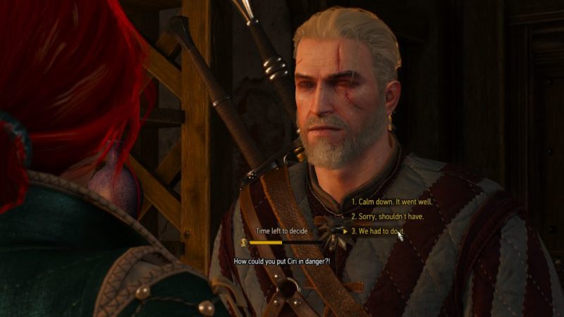 the witcher 3 - blindingly obvious quest