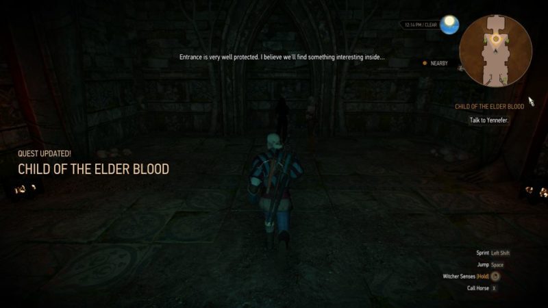 the witcher 3 - child of the elder blood quest