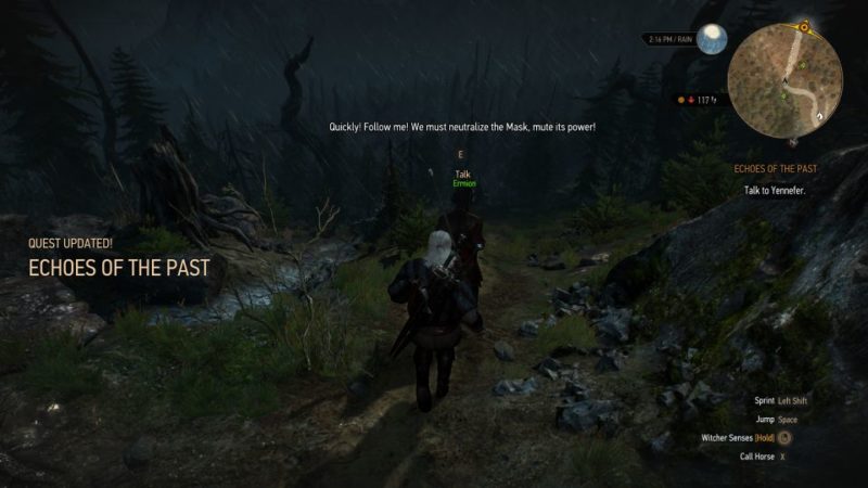 the witcher 3 - echoes of the past walkthrough and guide