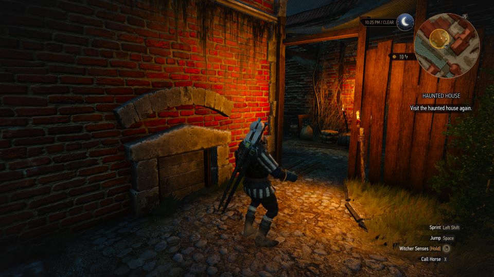 tell banker house is haunted witcher