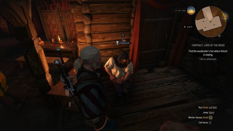 the witcher 3 - lord of the wood quest guide