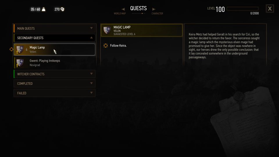 Magic Lamp The Witcher 3 Walkthrough And Guide