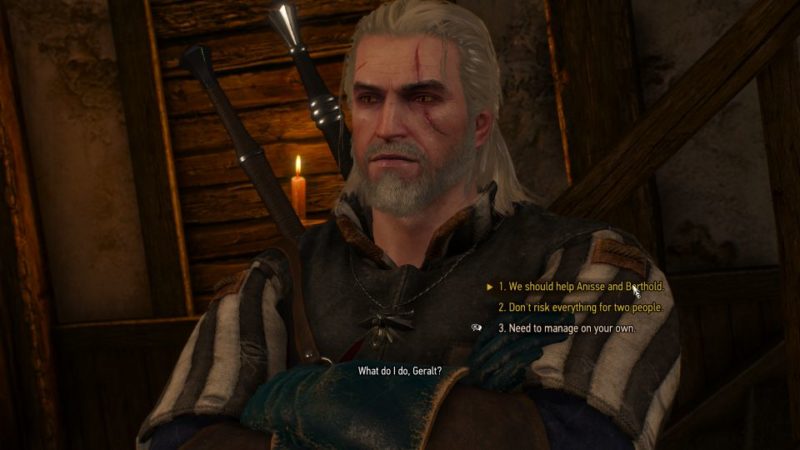 the witcher 3 - now or never quest