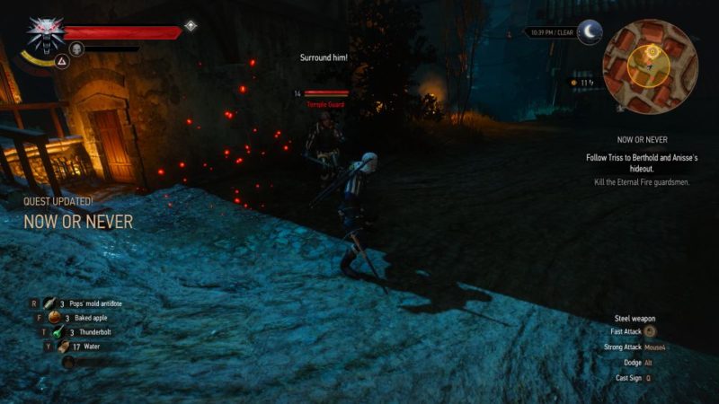 the witcher 3 - now or never quest guide